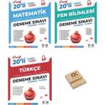 Nartest Yayınevi Nartest Lgs 8. Sınıf Prestij 20LI Matematik Fen ve Türkçe Denemeleri + Telefon Standı