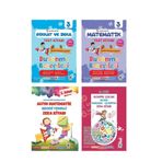 Nartest Yayınları 3.Sınıf Altın Beyin Dikkat + Matematik + Olimpik Çocuk + Altın Matematik Test Kitapları (4 Kitap)