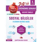 Nartest Yayınları 7. Sınıf Sosyal Bilgiler Nar Tanesi 24 Deneme Sınavı