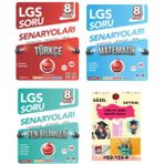 Nartest Yayınları 8.sınıf Lgs Soru Senaryoları Türkçe - Matematik - Fen Bilimleri Lgs Çıkmış ve Benzer Sorular - Hediye Deneme Sınavı