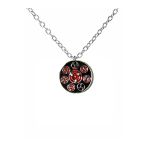 Naruto Akatsuki Kırmızı Sharingan Kolye – Madara, Itachi, Sasuke Figürlü 60 Cm Zincirli Unisex Takı