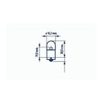 NARVA DD 17326 24V 10W 67 AMPUL