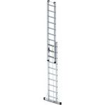 Narvon 2x3 ( 6 M ) Ipli Makaralı Sürgülü Alüminyum Merdiven - Gri