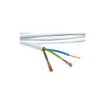 Nas 100 Metre 3 x 1.5 mm Cca Ttr Çok Telli Elektrik Kablosu - Beyaz
