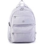 Nas Bag Extra Hafif Su Geçirmez Çok Gözlü (Waterproof) Unisex Sırt Çantası 30X40 cm Gri - 30 x 40 cm