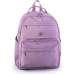 Nas Bag Extra Hafif Su Geçirmez Çok Gözlü (Waterproof) Unisex Sırt Çantası 30X40 cm Mor - 30 x 40 cm