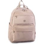 Nas Bag Extra Hafif Su Geçirmez Çok Gözlü (Waterproof) Unisex Sırt Çantası 30X40 cm Vizon - 30 x 40 cm