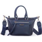 Nas Bag Kadın Mini El ve Postacı Çantası Lacivert Victoria