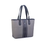 Nas Bag Kadın Omuz Çantası Spor Şık Ayarlanabilir Omuz Askılı Gri Lacste (33x27x12 cm )