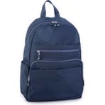 Nas Bag Unisex Büyük Boy Çok Gözlü Su Geçirmez Sırt Çantası Lacivert