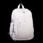 Nas Bag Unisex Büyük Boy Hafif Çok Gözlü Okul Sırt Çantası (En :30 cm Boy:44 Cm) Bej