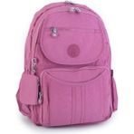 Nas Bag Unisex Büyük Boy Zararlı Kimyasal Içermeyen Waterproof Sırt Çantası Gül Kurusu