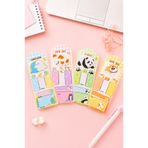 NaSaDAN 1 Adet Cute Animals Postit Not Kağıdı Ayraç Index Yapışkan Not Kağıdı Kitap Ayraç 120 Yaprak