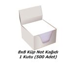 NaSaDAN 500 Adet 8x8 Küp Not Kağıdı Bloknot