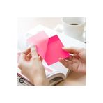 NaSaDAN Şeffaf Yapışkanlı Kare Postit 50 Yaprak Pembe