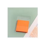 NaSaDAN Şeffaf Yapışkanlı Kare Postit Turuncu