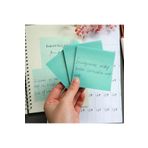 NaSaDAN Şeffaf Yapışkanlı Postit Pastel Yeşil 25 Yaprak
