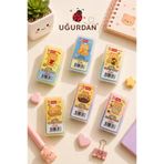 NaSaDAN Soft Bear 2 Renkli Hamur Silgi Tekli – Sevimli Tasarım Silgi, Öğrenci Kırtasiye Silgisi
