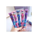NaSaDAN Stitch Figürlü 10 Renk Tükenmez Kalem (TEKLİ) - Sevimli Renkli Kırtasiye