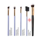 nascita 4' Lü Göz Ve Kaş Makyajı Fırça Seti NASBRUSHSET92R + Oval Yapılı Kapatıcı Fırçası NASBRUSH 136