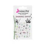 Nascita Cute Panda Tırnak Yapıştırma Sticker