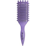 Nascita Magical Curl Mor Plastik Esnek Belirginleştirici Saç Fırçası Kıvırcık Saçlar İçin