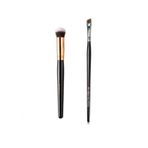 Nascita Oval Yapılı Kapatıcı Fırçası 136+Nascita Pro Açılı Eyeliner Fırçası 265