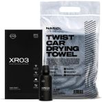 Nasiol-SET 17-XR03 Araç Nano Seramik Kaplama,Boya Koruma ve Araç Kurulama Havlusu Seti