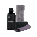 Nasiol-SET 19-Neocoatx Araç Nano Seramik Kaplama ve Mikrofiber Detailing Bez,Uygulama Takozu,Süet Bez Seti