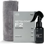 Nasiol-SET 20-Metalcoat F2 Araç Sprey Nano Seramik Kaplama ve Mikrofiber Detailing Bez (2Adt) Seti