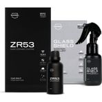 Nasiol-SET 24-ZR53 Araç Nano Seramik Kaplama ve Glasshield Yağmur Kaydırıcı Seti 500 ml Boya Koruma