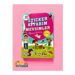 Nasip Kırtasiye Sticker Etkinlik Kitabım Mevsimler Temalı Eğitici Etkinlik Kitabı 60 Çıkartmalı Okul Öncesi Etkinlik
