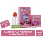 Nasorinse Plus Pediatric Burun Yıkama Kiti ve Yedek Poşetleri 25 + 50 Adet