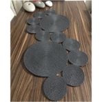 Naspar Antrasit Runner / Masa / Salon Sehpa Örtüsü (100 x 45) - 100 x 45 cm