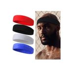 NASYA sporcu havlu kafa bandı ter bandı headband tenis saç bandı Siyah