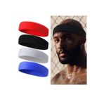 NASYA sporcu havlu kafa bandı ter bandı headband tenis saç bandı Siyah
