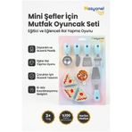 NASYONEL TOYS Mini Şefler İçin Mutfak Oyuncak Seti: Tencere, Tava, Spatula ve Lezzetli Yiyecekler