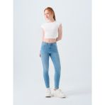 Natalie Skinny Fit Kadın Pantolon - 27 / 28 - Denim