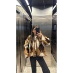 nathia outdoors ÖZEL ÜRETİM BAKLAVA DESENLİ SAKALLI DÜĞMELİ YUMOŞ TRİKO HIRKA