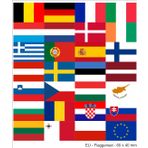 Nation Avrupa Birliği 28 Çıkartma AB Tüm Ülke Bayrakları Çıkartma Avrupa (60 x 40 mm)