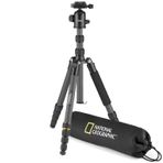 National Geographic Monopodlu Seyahat Fotoğrafı Tripod Kiti, Karbon Fiber, 5 Bölümlü Ayaklar, Bükümlü Kilitler, 8 kg Yükleme, Taşıma Çantası, Top Kafası, Hızlı Bırakma, NGTR004TCF (NGR004TCF)
