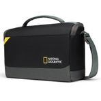 National Geographic Omuz Çantası Medium, DSLR için Kamera Çantası, Aynasız Kameralar ve Aksesuarlar, Tablet Bölmesi, Ayarlanabilir Taşıma Kayışı, Ultra Hafif, NG E1 2370, Siyah [Amazon'a Özel]