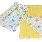 Natolya Müslin Battaniye Organik%100 Pamuk Cloudberry - (100 x 110 cm) (yellow)