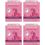 Natracare Organik Ve Doğal Kanatlı Ultra Ekstra Uzun Gece 4Lü Set - 32 Adet Ped