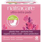 Natracare Ultra Ekstra Kanatlı Hijyenik Ped Regular 12'li Organik Pamuk ile Doğa Dostu