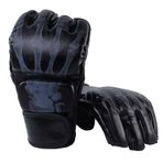 Natudeco 1 Çift Yarım Parmak Boks Eldivenleri Açık Parmak Boks Eldivenleri Parmaksız Boks Eldivenleri MMa Yarım Parmak Eldivenleri Delme Yarım Parmak Eldivenleri Müsabaka Parmaksız Eldivenleri