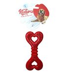 Natura 12.5 cm Plastik Kalp Kemik Köpek Oyuncak
