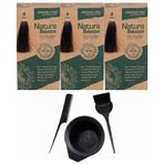 Natura Balance 4 Kahve 3 Adet Saç Boyası + Saç Boyama Seti