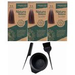 Natura Balance 7.1 Küllü Kumral 3 Adet Saç Boyası + Saç Boyama Seti