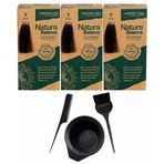 Natura Balance 7 Kumral 3 Adet Saç Boyası + Saç Boyama Seti